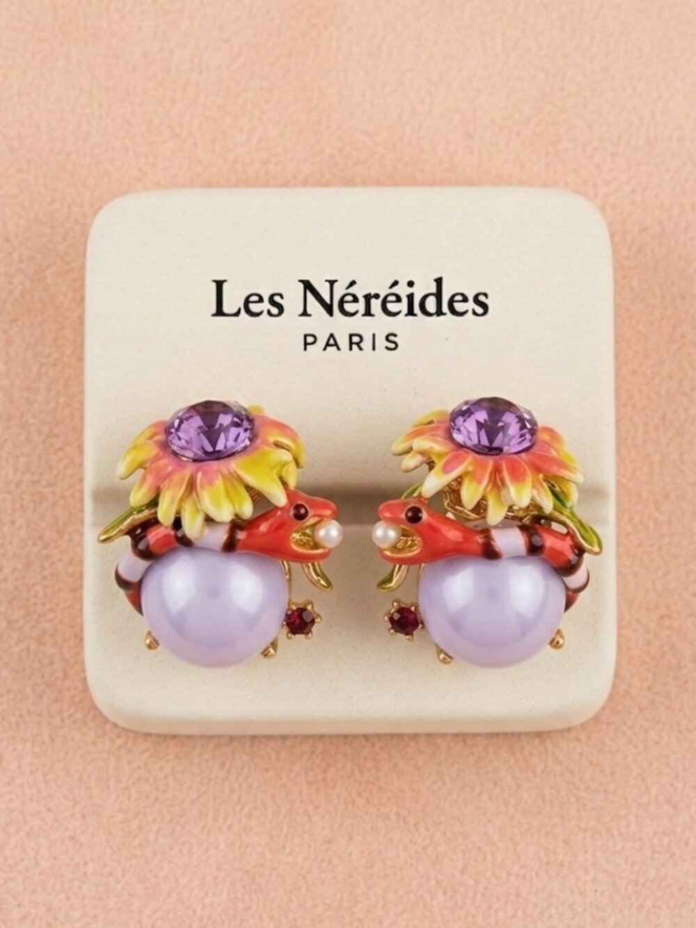Les NEREIDES snake 🐍 earrings